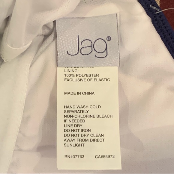 NWT JAG Ombre Stripe Multi-Strap Back Tankini Swim Top S Small - Picture 7 of 11